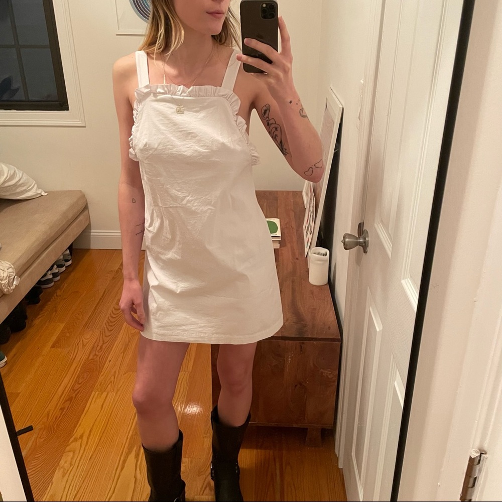 White Cotton Dress